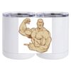 10 oz. White Stainless Steel Short Tumbler Thumbnail