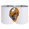 10 oz. White Stainless Steel Short Tumbler Thumbnail