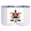 10 oz. White Stainless Steel Short Tumbler Thumbnail