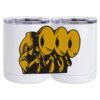 10 oz. White Stainless Steel Short Tumbler Thumbnail
