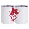 10 oz. White Stainless Steel Short Tumbler Thumbnail