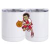 10 oz. White Stainless Steel Short Tumbler Thumbnail