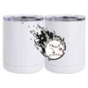 10 oz. White Stainless Steel Short Tumbler Thumbnail