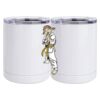 10 oz. White Stainless Steel Short Tumbler Thumbnail