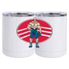 10 oz. White Stainless Steel Short Tumbler Thumbnail