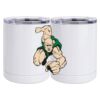 10 oz. White Stainless Steel Short Tumbler Thumbnail
