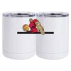 10 oz. White Stainless Steel Short Tumbler Thumbnail