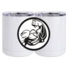 10 oz. White Stainless Steel Short Tumbler Thumbnail