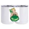 10 oz. White Stainless Steel Short Tumbler Thumbnail