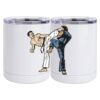 10 oz. White Stainless Steel Short Tumbler Thumbnail