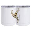 10 oz. White Stainless Steel Short Tumbler Thumbnail