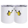 10 oz. White Stainless Steel Short Tumbler Thumbnail