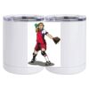 10 oz. White Stainless Steel Short Tumbler Thumbnail
