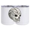 10 oz. White Stainless Steel Short Tumbler Thumbnail