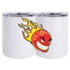 10 oz. White Stainless Steel Short Tumbler Thumbnail