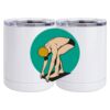 10 oz. White Stainless Steel Short Tumbler Thumbnail
