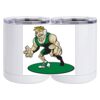 10 oz. White Stainless Steel Short Tumbler Thumbnail