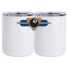 10 oz. White Stainless Steel Short Tumbler Thumbnail