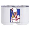 10 oz. White Stainless Steel Short Tumbler Thumbnail
