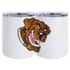 10 oz. White Stainless Steel Short Tumbler Thumbnail