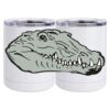 10 oz. White Stainless Steel Short Tumbler Thumbnail