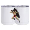 10 oz. White Stainless Steel Short Tumbler Thumbnail