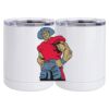 10 oz. White Stainless Steel Short Tumbler Thumbnail