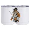 10 oz. White Stainless Steel Short Tumbler Thumbnail