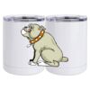 10 oz. White Stainless Steel Short Tumbler Thumbnail
