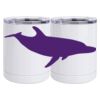 10 oz. White Stainless Steel Short Tumbler Thumbnail