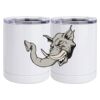 10 oz. White Stainless Steel Short Tumbler Thumbnail