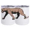 10 oz. White Stainless Steel Short Tumbler Thumbnail