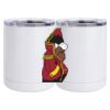 10 oz. White Stainless Steel Short Tumbler Thumbnail