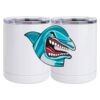 10 oz. White Stainless Steel Short Tumbler Thumbnail