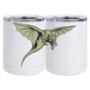 10 oz. White Stainless Steel Short Tumbler Thumbnail