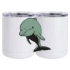 10 oz. White Stainless Steel Short Tumbler Thumbnail