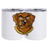 10 oz. White Stainless Steel Short Tumbler Thumbnail