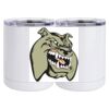 10 oz. White Stainless Steel Short Tumbler Thumbnail