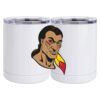 10 oz. White Stainless Steel Short Tumbler Thumbnail