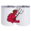 10 oz. White Stainless Steel Short Tumbler Thumbnail