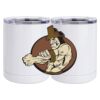 10 oz. White Stainless Steel Short Tumbler Thumbnail
