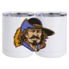 10 oz. White Stainless Steel Short Tumbler Thumbnail