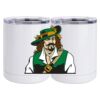 10 oz. White Stainless Steel Short Tumbler Thumbnail