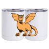 10 oz. White Stainless Steel Short Tumbler Thumbnail