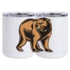 10 oz. White Stainless Steel Short Tumbler Thumbnail