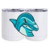 10 oz. White Stainless Steel Short Tumbler Thumbnail