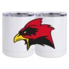 10 oz. White Stainless Steel Short Tumbler Thumbnail