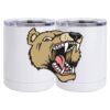 10 oz. White Stainless Steel Short Tumbler Thumbnail