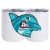 10 oz. White Stainless Steel Short Tumbler Thumbnail