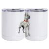 10 oz. White Stainless Steel Short Tumbler Thumbnail